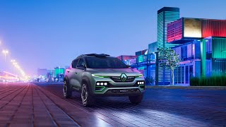 Kiger show car a future small SUV for the Indian market  Groupe Renault [upl. by Hannala]