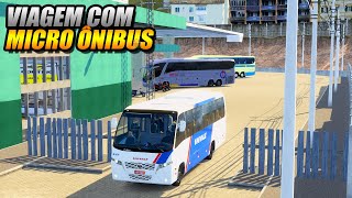 VIAGEM DE MICRO ÔNIBUS PARA CARATINGA NA ATUALIZAÇÃO DO EAA EURO TRUCK SIMULATOR 2 MOD BUS  G920 [upl. by Abeh247]