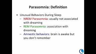 What is Parasomnia [upl. by Phillipe817]