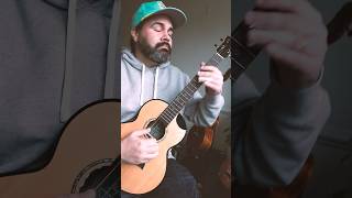 Playing some bottleneck on my Flight baritone ukulele porque si DeltaBlues Ukulele slide blues [upl. by Neelac]