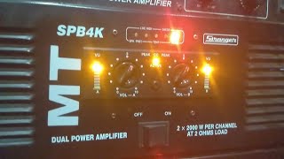 Stranger 4k 4000 Watt Amplifier Sound Testing  SPB 4K Dual Channel Amplifier [upl. by Cristiano]