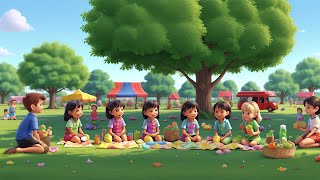 quotSunny Picnic Fun Song  Sing amp Dance with Us quotPicnic Day Song  Fun amp Joyful Music for Kids [upl. by Safire224]