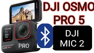 DJI Action 5 Pro  Bluetooth DJI Microphone [upl. by Eizzil]