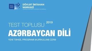 Azərbaycan Dili yeni test toplusu 2019 CAVABLAR 2ci hissə  HD [upl. by Kcirtemed440]