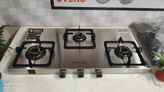 hindware premium cooktopgas oven Arturo 3B Top stainless steel gas oven smartliving [upl. by Graybill]