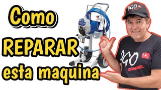 Como reparar el problema mas comun de estas maquinas de pintar [upl. by Akenahc]