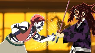 What if akaza fought kokushibo  kokushibo vs akaza demonslayer kimetsunoyaiba [upl. by Viccora]