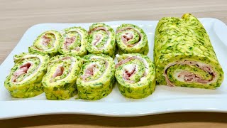 ROTOLO DI ZUCCHINE FARCITO AL FORNO SENZA FRIGGERE LA RICETTA LIGHT CHE TUTTI AMANO  PIATTO FREDDO [upl. by Silloh]