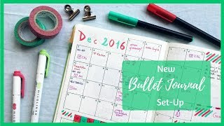 New Bullet Journal Set Up  The Boosted Journal [upl. by Anyrb135]