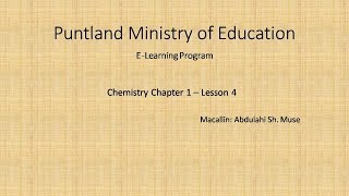 Chemistry  Chapter 1  Lesson 4 [upl. by Leopoldeen289]