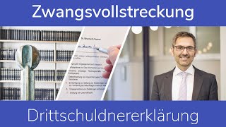 Zwangsvollstreckung Drittschuldnererklärung [upl. by Anelyak]