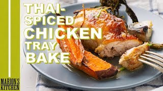 Thaispiced Chicken Tray Bake  Marions Kitchen [upl. by Goines]