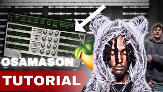 How to Make AGGRESSIVE BEATS for OSAMASON amp IAN FL STUDIO TUTORIAL [upl. by Molton]