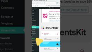 Free Elementor Header amp Footer Builder Plugin  ElementsKit shorts [upl. by Kruger593]