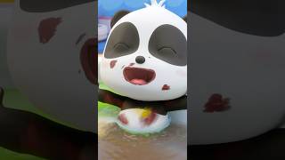 Bebê panda toma banho shorts youtubeshorts BabyBus [upl. by Adnohsak]