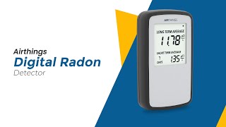 Airthings Digital Radon Detector  Radon Gas Detector  Instrukart [upl. by Lledra]