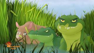 Beshte and Basi save Young Rhino  The Lion Guard Clip [upl. by Chuck]