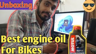 Motul Engine Oil Unboxing 2024 heromotocorp honda ktm apache pulsar motul herobikes bike [upl. by Notpmah]