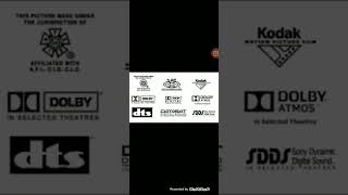 END CREDITS from mpaa iatse kodak dolby sdds dts [upl. by Vinna]