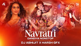 Dandiya Nonstop Mashup 2024  DJ Abhijit  Harsh GFX  Best Of Dandiya Garba Songs  Navratri 2024 [upl. by Ylimme898]