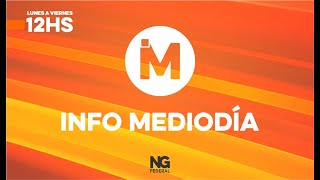 🟠EN VIVO NG FEDERAL  INFO MEDIODÍA  VIERNES 30082024📺 [upl. by Collin]