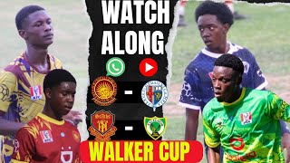 STATHS vs Wolmer’s  JC vs Excelsior Walker Cup Schoolboy Football Semifinals Watch Along [upl. by Lerret516]