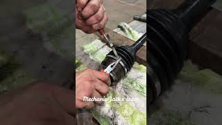 Grease Leak DriveAxle Rubber Boot Broken Replace CV Boot [upl. by Nerual]