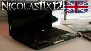 MSI Wind U135DX Blue Netbook Review [upl. by Wei406]