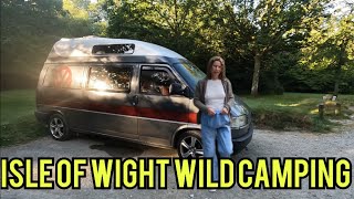 Camping in a Public Carpark  Quick Overnight Wild Van Camp  Avoiding the IOW Festival [upl. by Tsew]