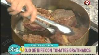 Ojo de bife con tomates gratinados [upl. by Acissev]