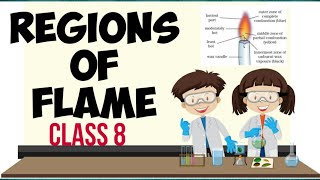 CANDLE FLAME ACTIVITY  DIFFERENT REGIONS OF FLAME  COMBUSTION AND FLAME  CLASS 8  NCERT  CBSE [upl. by Leinad]