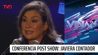 Javiera Contador por su show en Viña 2024 quotSiento que estamos en un momento de mucha odiosidadquot [upl. by Laird52]