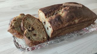 Cake à la banane poires et raisins secs sanslactose sansgluten sanslactosesansgluten [upl. by Anihcak911]