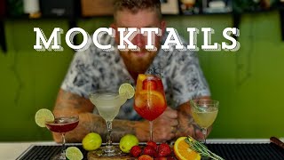 FOUR Mocktail Recipes To Make At Home [upl. by Way]