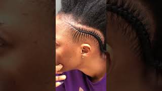 Clean Stitch Braid On Virgin Hair🥰 Neat Or Nay💁‍♀️ [upl. by Anrahc]