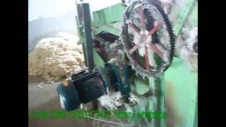 cotton waste clothes recycling machine cotton processing machine garments waste tearing machine [upl. by Yht]