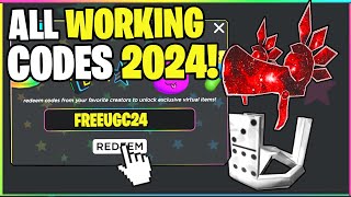 NEW ALL WORKING CODES FOR UGC LIMITED IN 2024 ROBLOX UGC LIMITED CODES [upl. by Addiego190]