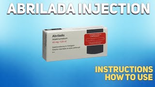 Abrilada injection how to use Uses Dosage Side Effects Contraindications [upl. by Efi]