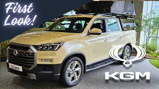 Korean PICKUP TRUCK KGM Rexton Sports Culeman Ssangyong Motors [upl. by Anitnatsnok]