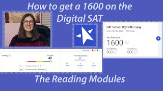 How to get a perfect score on the Digital SAT Reading Modules from a 1600 scorer [upl. by Nerred70]