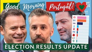 Portugal Election  RESULTS  Update amp commentary  Good Morning Portugal [upl. by Darce]