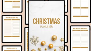 🎄 👉 ➡️ Christmas Planner  Plan your perfect Christmas Digital Download Product [upl. by Niwre]