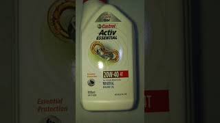 CASTROL ACTIV ENGINE OIL 20W40 [upl. by Kere]