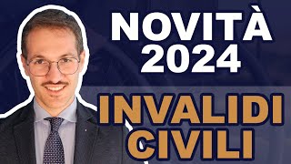 🔴 Novità INVALIDITA CIVILE 2024 👉 cambia tutto DAVVERO o forse no 👈 [upl. by Weisman]