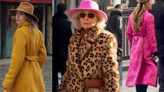 Milan Street Style 🇮🇹 What are people wearing in 2024 Winter fashion outerwear [upl. by Kira]