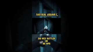 Tactical Assault VR MCX Rattler vs HK MP5 tacticalassaultvr [upl. by Sharleen]