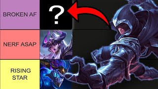 WILD RIFT TIER LIST 50A  BEST CHAMPIONS IN WILD RIFT for every Role [upl. by Zinn]