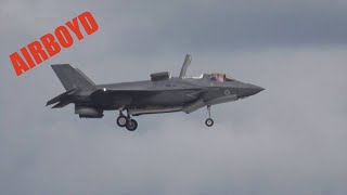 F35B STOVL Transition Hover and Return To Forward Flight  Farnborough Airshow [upl. by Idoj421]