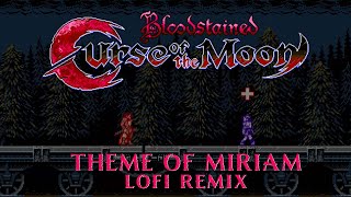 Bloodstained Curse of the Moon  Theme of Miriam Voyage of Promise but its sad lofi [upl. by Ayatahs]