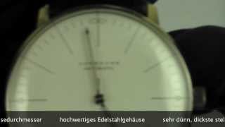 Junghans 027350100 Max Bill Automatic Uhr wwwolfertcode [upl. by Neehahs]